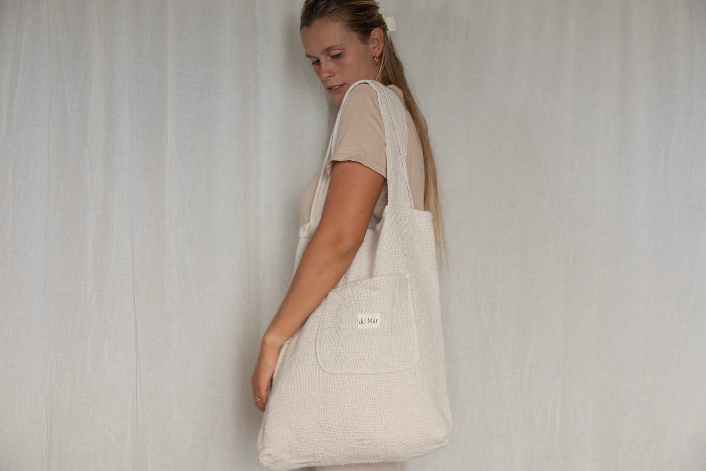 New Tote Loom White